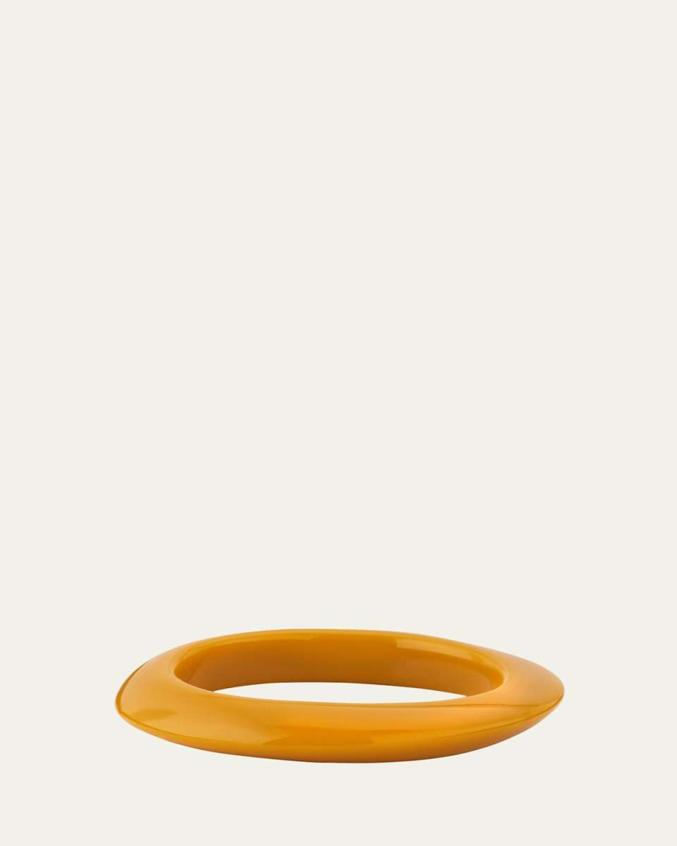 Mustard Resin Bangle Bracelet